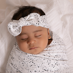 Dalmatian ผ้าคาดศีรษะไม้ไผ่ออร์แกนิกของเล่นสำหรับเด็กทารกคุณภาพระดับพรีเมียมดีไซน์แบบผ่อนคลาย - Product Image 2