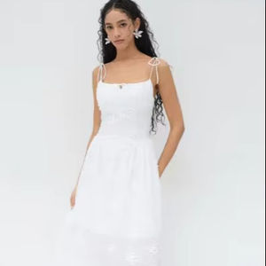 Robe longue de soirée décontractée pour femme, sans manches, col carré, imprimé floral, collection Printemps 2026, style créateur, luxueuse - Product Image 1