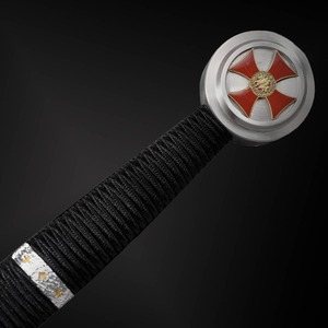 Espada Templaria de 40.25 Pulgadas con Funda Plateada de Acero Inoxidable, Moderna, para Exteriores, Decorativa, de Colección, Artística - Product Image 4