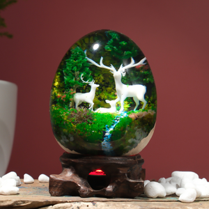 Lampe en résine personnalisée, lampe en résine, veilleuse personnalisée, lampe Pokémon en époxy, lampe Art Déco, cadeau personnalisé, cadeau fait main - Product Image 6