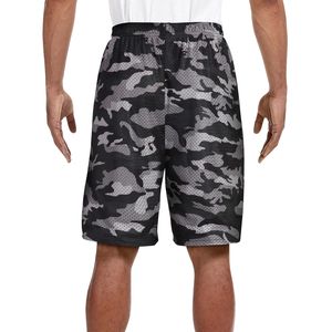 Shorts en maille pour hommes, décontractés, à porter au quotidien, tissu respirant, taille élastique, shorts de sport, de course et d'entraînement - Product Image 2