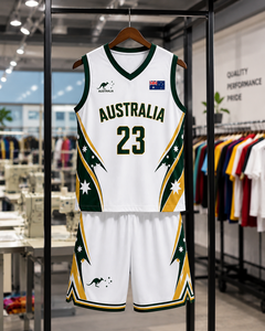 Ensemble de maillots de basket-ball personnalisés pour hommes, uniforme de basket-ball sublimé, tenue de sport sans manches, kit d'entraînement avec shorts - Product Image 5
