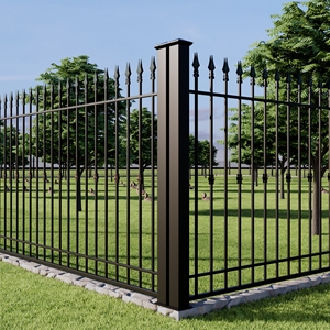 Cercas de Hierro Forjado con Recubrimiento en Polvo, Elegantes, Duraderas y Ecológicas, Paneles Decorativos Personalizados para Villas, Estancias y Residencias de Lujo - Product Image 5
