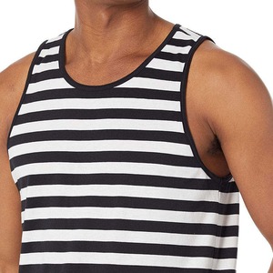 Custom Muscle Mens tank Top Breathable Cotton <b>Bleach</b> Wash O-Neck Men's Tank Top - Product Image 3