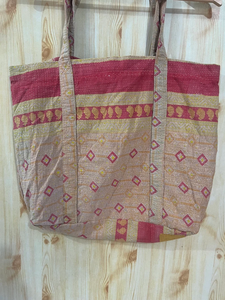 Sac fourre-tout matelassé léger de style bohème, couleur unie, grande capacité, en coton, sac à bandoulière pour femme, toutes saisons, ouvert - Product Image 5