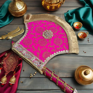 Abanicos Decorativos para Fiestas, Recuerdos para Ramadán, Nikkah, Bodas de Henna, Regalos Reutilizables, Obsequios de Mehendi, Shaadi, Eid - Product Image 5