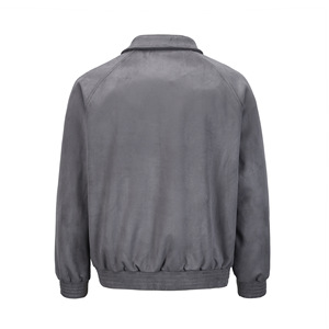 Chaqueta Cortavientos de Alta Calidad para Hombre, Chaqueta Bomber de Piel Sintética con Cuello Camisero Personalizado, Estilo Urbano - Product Image 2