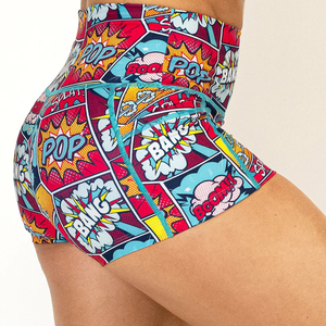 High-<b>Waist</b> <b>Women's</b> Summer Biker <b>Shorts</b> Phone Pocket Breathable Eco-Friendly Quick Dry Anti-Wrinkle 100% Cotton <b>Elastic</b> <b>Waist</b> - Product Image 3