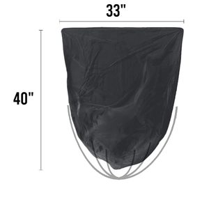 Bolsas de Basura Negras Resistentes TH GB-030 de 33 Galones, Bolsas de Basura de LDPE para Uso Comercial y Doméstico - Product Image 2
