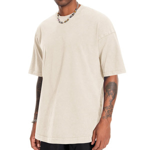 Camiseta con Lavado Ácido de Bajo MOQ, Suministro Directo de Fábrica, Mejor Diseño, Nuevo Color Diferente, Estilo Urbano, Logotipo Personalizado - Product Image 4
