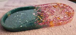 Plateau en résine moulée en silicone de haute qualité pour artistes professionnels, plateau de service en gros, fournitures d'art - Product Image 4