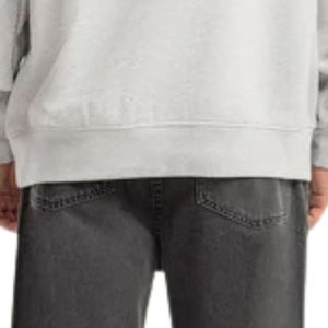 Sweat à capuche décontracté pour homme en molleton gris avec impression avant et arrière, style streetwear décontracté, OEM ODM - Product Image 6