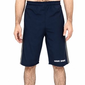 Shorts longs pour hommes sur mesure, qualité supérieure, tissu doux avec bande latérale grise, séchage rapide, élastique, shorts longs pour hommes faits sur mesure - Product Image 1