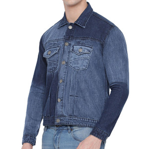 <b>Men</b>’s Premium Blue Washed Denim <b>Jacket</b> Classic <b>Trucker</b> Jean <b>Jacket</b> Button Closure Custom Logo OEM ODM Wholesale Manufacturer - Product Image 1