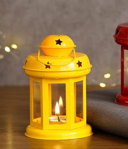 Moroccan Metal <b>Lantern</b> Tealight <b>Candle</b> <b>Holder</b> with <b>Candle</b> Handcrafted Decorative <b>Lantern</b> for Home Decor Festival Wedding - Product Image 4