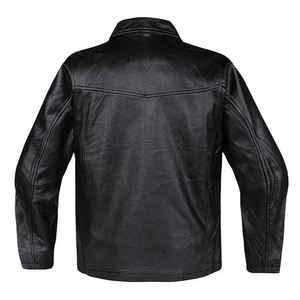 2026 New Brand Men <b>Winter</b> <b>Leather</b> <b>Jacket</b> Customizable Stand Collar Breathable High Quality 100% Genuine Cow Skin <b>leather</b> <b>Jacket</b> - Product Image 2
