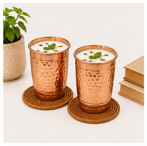 Factory Price Pure <b>Copper</b> Hammered Tumbler Set Drinking Water Glass for Health Eco-Friendly Handcrafted <b>Copper</b> <b>Cup</b> for Hotels - Product Image 4