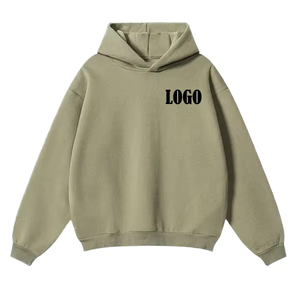 Sudadera con Capucha Personalizada para Hombre, 400GSM, Algodón Grueso, Lavado a la Nieve, Diseño Desgastado con Parches, Estampado Personalizado, Estilo Urbano, OEM - Product Image 1