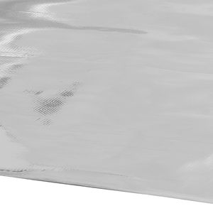 Rouleau d'isolation en tissu PE tissé avec feuille d'aluminium doublement réfléchissante de 6,5 mil, 48 x 250 pi, pour la réflexion de la chaleur 48 X Heat - Product Image 2