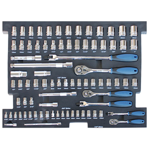 Lót hộp dụng cụ Milwaukee bằng xốp EVA/EPE cắt laser tùy chỉnh, màu đỏ đen, tạo bóng cho dụng cụ - Product Image 3