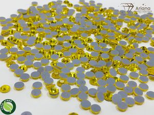 ARIANA Jonquil Citrine Light Topaz LCT Cristales de Estrás Termoadhesivos de Base Plana para Prendas, Joyería, Equipo Ecuestre y Pantalones - Product Image 3