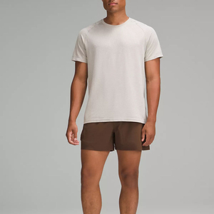 Shorts de tennis légers pour hommes, vente en gros d'usine, taille élastique, décontractés, couleur unie, en tissu Oxford respirant 100 % polyester - Product Image 2