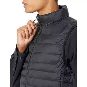 Chaleco Acolchado Sin Mangas para Hombre, Chaqueta de Invierno de Alta Calidad, Cómoda y Transpirable, con Logotipo Personalizado, Venta Directa de Fábrica - Product Image 2