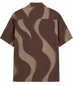 เสื้อเชิ้ตแขนสั้นผู้ชายแบบลำลอง ปกคอพับ เสื้อเชิ้ตฤดูร้อน - Product Image 4
