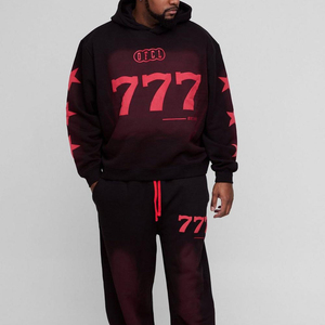 Survêtement pour homme de qualité supérieure avec impression en relief, prix abordable, entièrement personnalisé, anti-plis, avec design tendance - Product Image 1