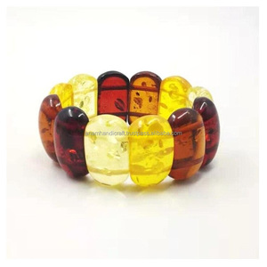 High Quality Customized Women's <b>Resin</b> Fashion Bracelet Handcrafted Color Strand From India Model Style with Love Pattern - Product Image 4