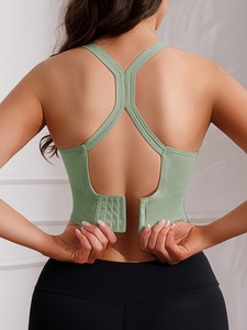 Women's Yoga Exercise Sports <b>Bra</b> Running Seamless Breathable High Support Four-Way <b>Stretch</b> Quick Dry High Quality Casual - Product Image 3