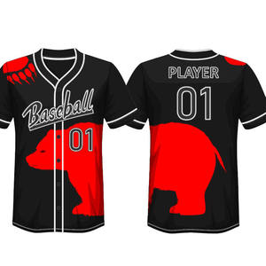 Camiseta de Béisbol Americana con Camuflaje Personalizada al por Mayor, Camiseta Casual de Manga Corta para Hombre, 100% Algodón, Cuello en V, Camiseta de Equipo - Product Image 2