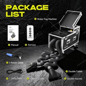 เครื่องพ่นหมอกแบบมืออาชีพ 3000 วัตต์ สำหรับสร้างหมอกต่ำ |   เอฟเฟกต์น้ำแข็งแห้งโดยไม่ใช้น้ำแข็งแห้ง |   ระบบควบคุม DMX512 และรีโมทคอนโทรล พร้อมกล่องใส่แบบมีล้อ - Product Image 5