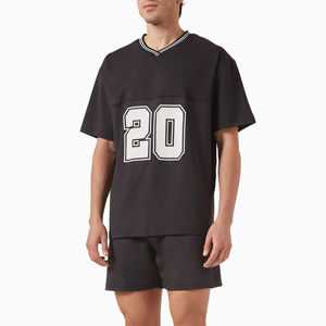 Maillot de football unisexe personnalisé de haute qualité, respirant, séchage rapide, couleurs personnalisées, impression par transfert thermique, service OEM frontal - Product Image 2