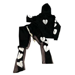 ชุดวอร์มลำลองผู้ชายไซส์ใหญ่ คุณภาพพรีเมียม สำหรับฤดูหนาว สไตล์ไฮสตรีท  รับผลิตตามแบบ ODM พร้อมสกรีนโลโก้โรงงาน - Product Image 6