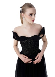 Vestido FEMININE ARMOR _ vestido de noche de lujo de alta costura de la marca local vietnamita - Product Image 3