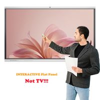 Tableau interactif intelligent TACTEASY pour l'enseignement, 65 pouces, 4K UHD, tableau plat interactif numérique pour l'enseignement scolaire, IFPD tactile tout-en-un