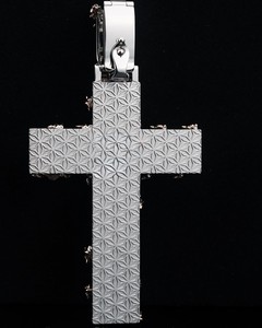 Promotion : Collier religieux chrétien pour homme avec pendentif hip-hop en diamant Moissanite, style rappeur urbain, idéal pour les fêtes, disponible à la vente - Product Image 6