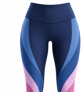 Leggings respirants antibactériens taille haute en polyester/coton pour femmes, fabrication OEM ODM, export mondial, course à pied et fitness - Product Image 6