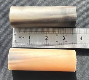 Direct India Wholesaler Eco-Friendly Handmade Modern Buffalo Horn <b>Roll</b> 130*35mm Black Cylindrical Rod Raw Animal - Product Image 2
