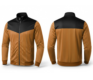 Veste à fermeture éclair intégrale par sublimation pour équipes et clubs, chaude, respirante, séchage rapide |   Tailles Hommes Femmes Jeunes |   Veste d'entraînement - Product Image 4