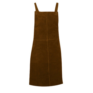 Durable Sleeveless Cotton <b>Leather</b> Industrial Safety <b>Apron</b> Heat and Flame Resistant Fashionable Welding Bib for Welders - Product Image 5