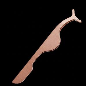 Pinzas de acero inoxidable de punta redonda, duraderas, multicolor, personalizadas, para rizar pestañas, para uso en salón, marca privada - Product Image 3