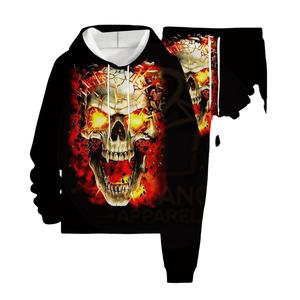 Prix de gros Faites votre propre nouveau design imprimé noir sublimé à la mode bon fournisseur 2025 survêtements confortables pour hommes - Product Image 1