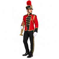 Ensemble d'uniformes de fanfare pour hommes sur mesure, veste et pantalon de fanfare, costume de performance cérémoniel Uniforce International