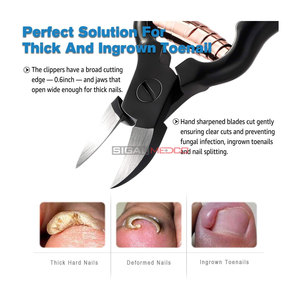 Coupe-ongles épais pour ongles incarnés, coupe-ongles robuste en acier inoxydable, coupe-ongles pour personnes âgées, hommes, femmes, pédicure professionnelle - Product Image 3