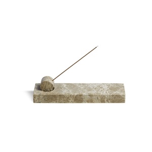 Support à encens suspendu moderne avec clip de fixation, plateau circulaire en bois - Product Image 3