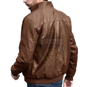 Top Manufacturer Premium Quality Leather Winter Jacket New Arrival Leather Jacket <b>Low</b> Moq Leather Jacket - Product Image 5