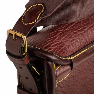 Servicio OEM, Bolsa de Cartuchos de Caza Hecha a Mano en Cuero Vacuno Marrón Resistente para Deportes de Caza - Product Image 5