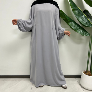 Vestido Abaya Cerrado Modest Nida 2024, Nuevo Modelo, Suave y de Primera Calidad, Vestido Musulmán Elegante para Mujer, Ropa Islámica de Dubái - Product Image 2